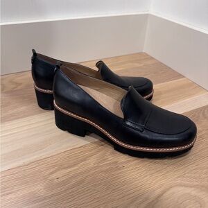 Naturalizer Black Leather Loafers 9.5W